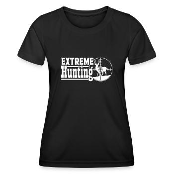 Hunting Extreme Hunting - Women's Functional T-Shirt - black - Front - AI Model Female 172 light (172cm)