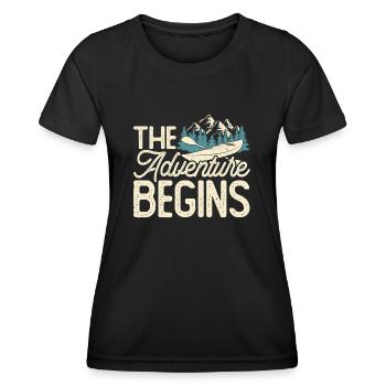 Kajak Kajakfahrer Kajaker - Frauen Funktions-T-Shirt - Schwarz - Vorne - AI Model Female 172 light (172cm)