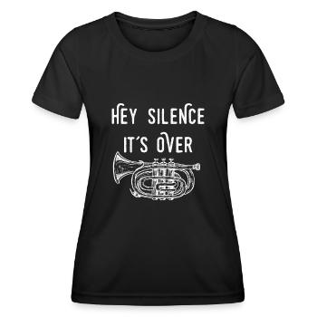 Mellophonist, Musical Instrument Orchestra, - Women's Functional T-Shirt - black - Front - AI Model Female 172 light (172cm)