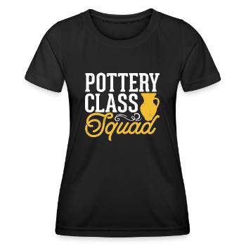 Poterie Poterie Poterie - T-shirt sport Femme - noir - Devant - AI Model Female 172 light (172cm)