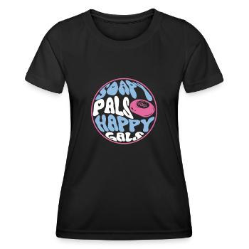 soap soap making soap maker soap boiler - Women's Functional T-Shirt - black - Front - AI Model Female 172 light (172cm)