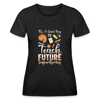 Teaching Teaching Educator Professor - Women's Functional T-Shirt - black - Front - AI Model Female 172 light (172cm)