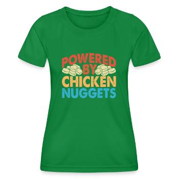 Chicken Nuggets - Frauen Funktions-T-Shirt - Kelly Green - Vorne - AI Model Female 172 dark (172cm)