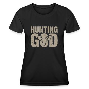 Hunter - Women's Functional T-Shirt - black - Front - AI Model Female 172 light (172cm)