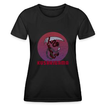 Ninja Chain Weapon Kusarigama Japan Ninjutsu - Women's Functional T-Shirt - black - Front - AI Model Female 172 light (172cm)