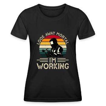 Schweißen Schweißer - Frauen Funktions-T-Shirt - Schwarz - Vorne - AI Model Female 172 light (172cm)