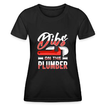 Sanitär Abfluss Chirurg Job Beruf - Frauen Funktions-T-Shirt - Schwarz - Vorne - AI Model Female 172 light (172cm)