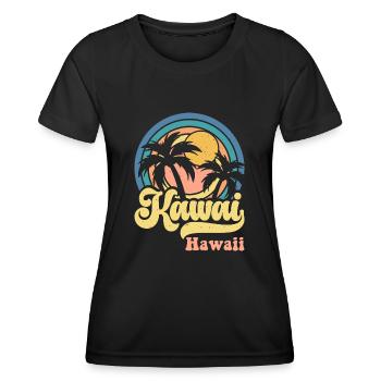 Hawaii - Women's Functional T-Shirt - black - Front - AI Model Female 172 light (172cm)