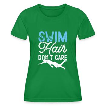 Nageurs - T-shirt sport Femme - vert - Devant - AI Model Female 172 dark (172cm)