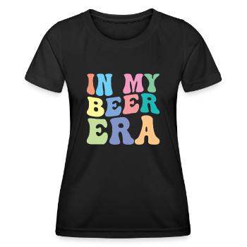Beer Retro Groovy Women Beer - Women's Functional T-Shirt - black - Front - AI Model Female 172 light (172cm)