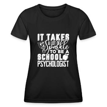 School Psychologist To Be A School Psychologist - Women's Functional T-Shirt - black - Front - AI Model Female 172 light (172cm)