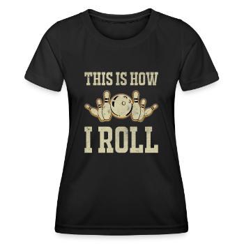 Schach - Frauen Funktions-T-Shirt - Schwarz - Vorne - AI Model Female 172 light (172cm)