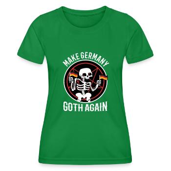 Rendre l’Allemagne gothique - T-shirt sport Femme - vert - Devant - AI Model Female 172 dark (172cm)