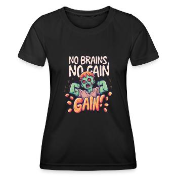 Zombies Zombie Halloween Zombie Kostüm - Frauen Funktions-T-Shirt - Schwarz - Vorne - AI Model Female 172 light (172cm)