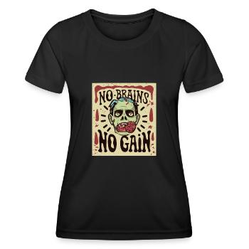 Zombies Zombie Halloween Zombie Kostüm - Frauen Funktions-T-Shirt - Schwarz - Vorne - AI Model Female 172 light (172cm)