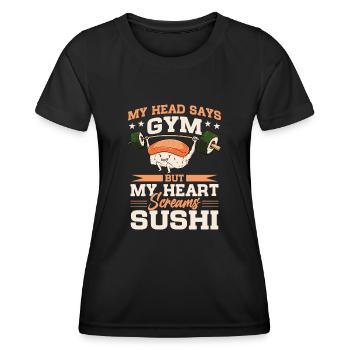 Japanese - Women's Functional T-Shirt - black - Front - AI Model Female 172 light (172cm)
