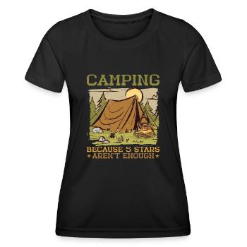 Camper, parce que 5 étoiles ne suffisent pas 3 - T-shirt sport Femme - noir - Devant - AI Model Female 172 light (172cm)