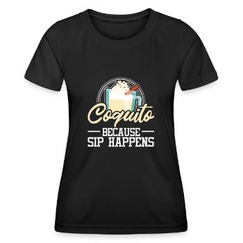 Puerto Rico Puerto Rican - Women's Functional T-Shirt - black - Front - AI Model Female 172 light (172cm)