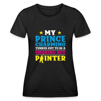 House Painter Decorator Girlfriend - Women's Functional T-Shirt - black - Front - AI Model Female 172 light (172cm)