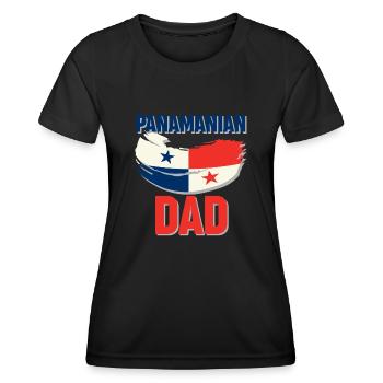 Papa Panmanien - T-shirt sport Femme - noir - Devant - AI Model Female 172 light (172cm)