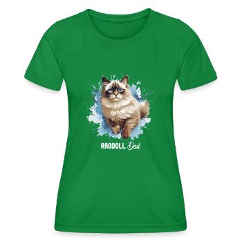 Ragdoll - Frauen Funktions-T-Shirt - Kelly Green - Vorne - AI Model Female 172 dark (172cm)