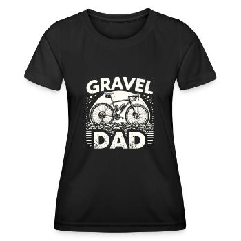 Gravel Dad - Women's Functional T-Shirt - black - Front - AI Model Female 172 light (172cm)