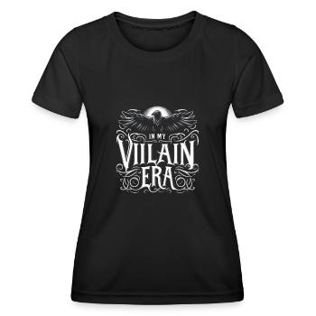 Antagonist Böser Schurkenschurke - Frauen Funktions-T-Shirt - Schwarz - Vorne - AI Model Female 172 light (172cm)