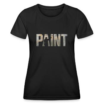 House Painter Decorator Paint - Frauen Funktions-T-Shirt - Schwarz - Vorne - AI Model Female 172 light (172cm)