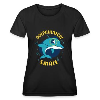 Dolphin Dolphinateley Smart - Women's Functional T-Shirt - black - Front - AI Model Female 172 light (172cm)