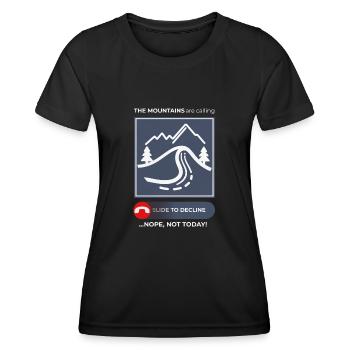 Mountain Leisure Graphics - Women's Functional T-Shirt - black - Front - AI Model Female 172 light (172cm)