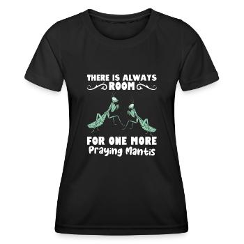 Insect Entomologist Entomology Praying Mantis - Women's Functional T-Shirt - black - Front - AI Model Female 172 light (172cm)