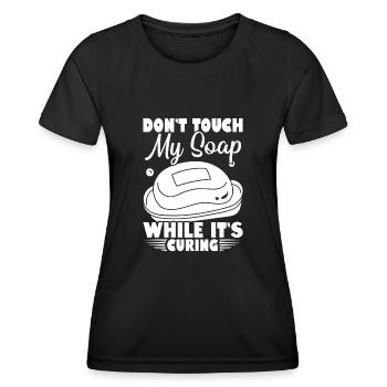 Verseifung Seifenherstellung Seifensieder - Frauen Funktions-T-Shirt - Schwarz - Vorne - AI Model Female 172 light (172cm)