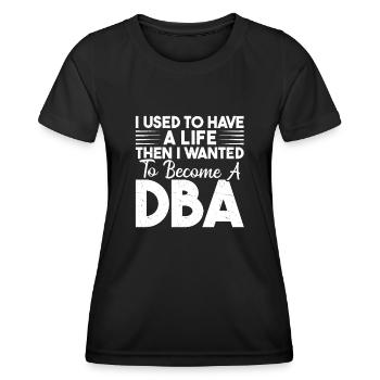 Director of Business Administration Profession - Women's Functional T-Shirt - black - Front - AI Model Female 172 light (172cm)