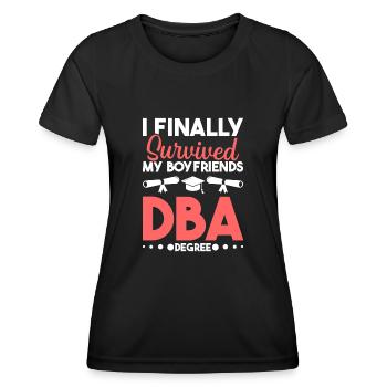 Director of Business Administration Profession - Women's Functional T-Shirt - black - Front - AI Model Female 172 light (172cm)