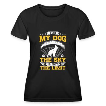 Parachute Military Skydiving - Women's Functional T-Shirt - black - Front - AI Model Female 172 light (172cm)