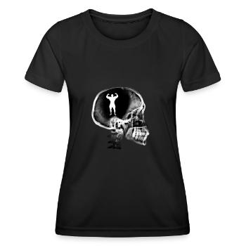 Amateur Bodybuilding Gift Humor Passion - Women's Functional T-Shirt - black - Front - AI Model Female 172 light (172cm)
