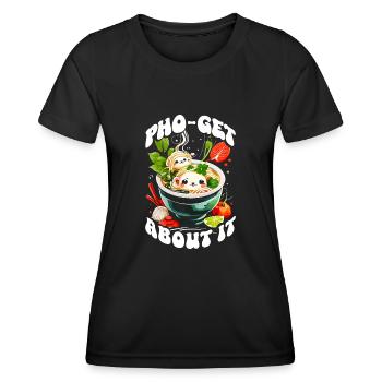 Pho Suppe Vietnamesisches Essen Pho-get Über Kawaii - Frauen Funktions-T-Shirt - Schwarz - Vorne - AI Model Female 172 light (172cm)