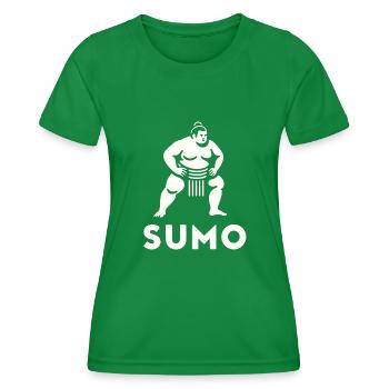 Sumo Wrestler and Sumo Dohyo - An Exquisite - Frauen Funktions-T-Shirt - Kelly Green - Vorne - AI Model Female 172 dark (172cm)