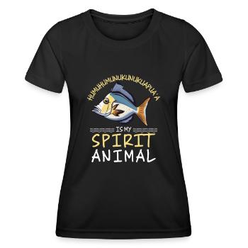 Hawaiian triggerfish Humuhumunukunukuapua'a - Women's Functional T-Shirt - black - Front - AI Model Female 172 light (172cm)
