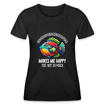 Unique Humuhumunukunukuapua'a - Women's Functional T-Shirt - black - Front - AI Model Female 172 light (172cm)