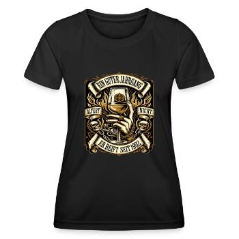 1992 Geburtstag Biker Ein Guter Jahrgang Altert - Frauen Funktions-T-Shirt - Schwarz - Vorne - AI Model Female 172 light (172cm)