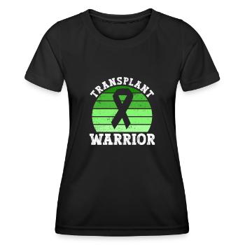 Organ Donor Organ Transplant Organ Donation - Women's Functional T-Shirt - black - Front - AI Model Female 172 light (172cm)