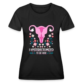 Endometriosis Women's Health Gynecological - Women's Functional T-Shirt - black - Front - AI Model Female 172 light (172cm)