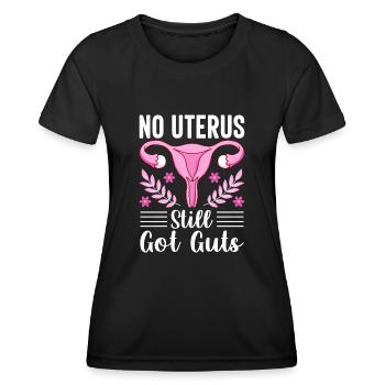 Endometriosis Women's Health Gynecological - Women's Functional T-Shirt - black - Front - AI Model Female 172 light (172cm)