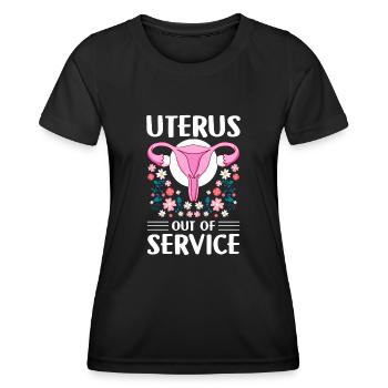 Gynecological Surgery Endometriosis - Women's Functional T-Shirt - black - Front - AI Model Female 172 light (172cm)