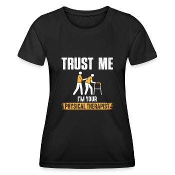 Verlassen Sie Sich Auf Mich – Das Versprechen Des - Frauen Funktions-T-Shirt - Schwarz - Vorne - AI Model Female 172 light (172cm)