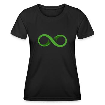 Don d’organes Greffe d’organes Don d’organes - T-shirt sport Femme - noir - Devant - AI Model Female 172 light (172cm)