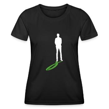 Don d’organes Greffe d’organes Don d’organes - T-shirt sport Femme - noir - Devant - AI Model Female 172 light (172cm)