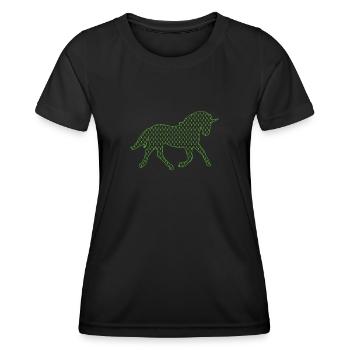 Don d’organes Greffe d’organes Don d’organes - T-shirt sport Femme - noir - Devant - AI Model Female 172 light (172cm)