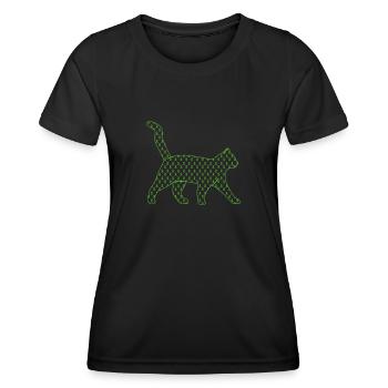 Don d’organes Greffe d’organes Don d’organes - T-shirt sport Femme - noir - Devant - AI Model Female 172 light (172cm)